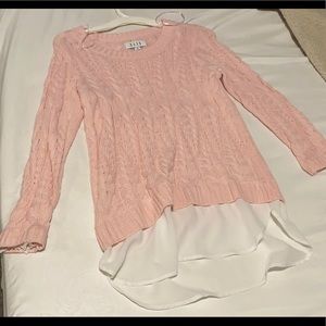 Elle Pink Knitted Sweater